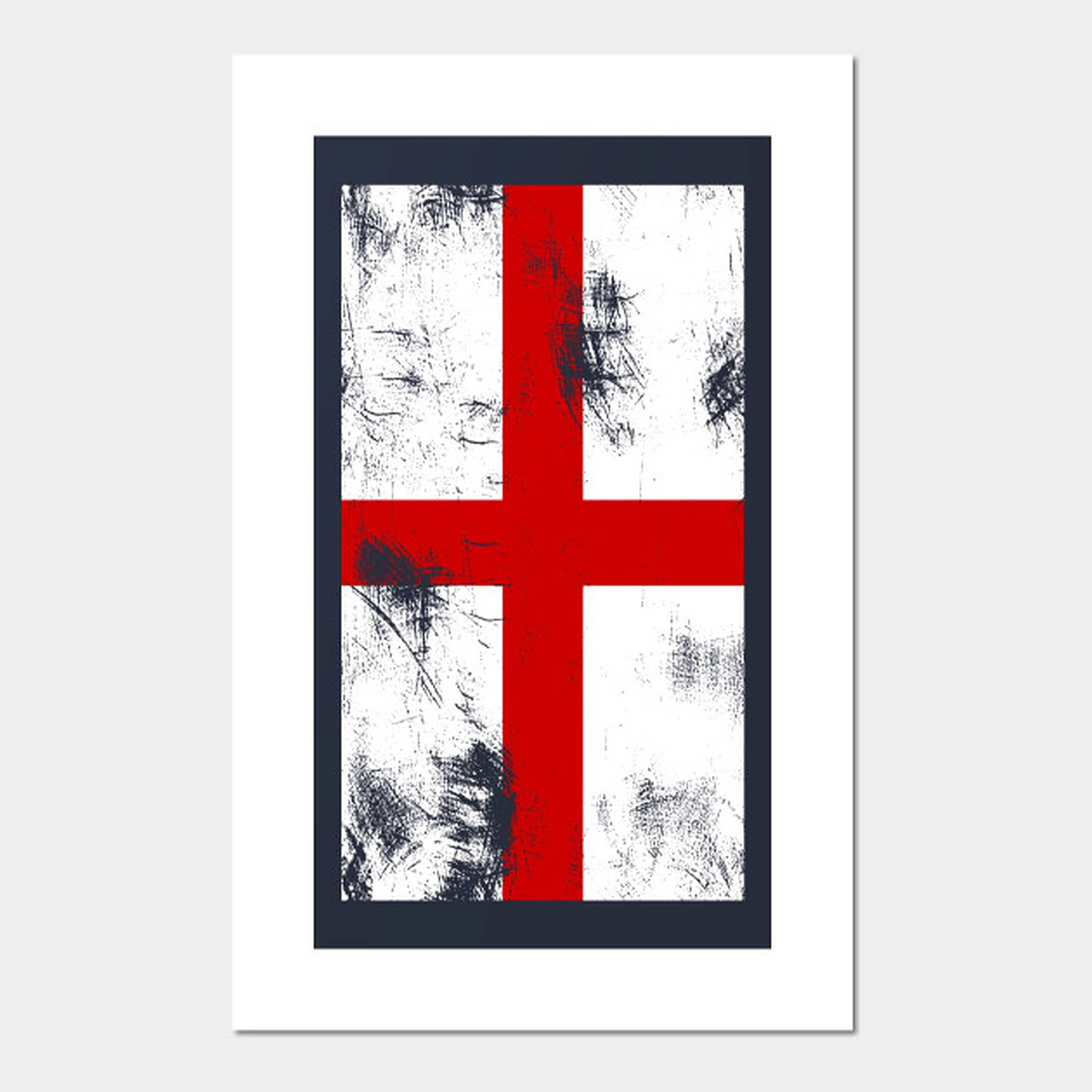 England Flag Drawing Wallpaper