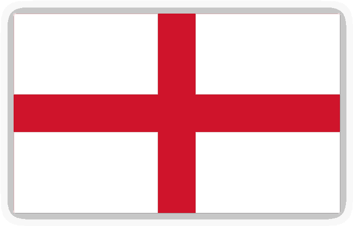 England Flag Simple Design PNG