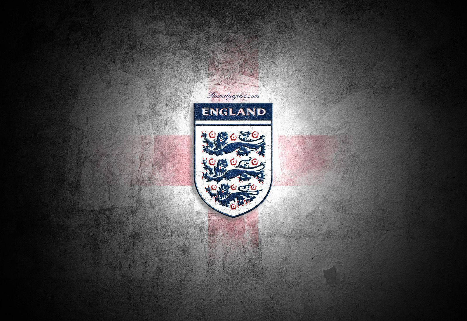 Englandfotboll Mörk Bakgrund Wallpaper