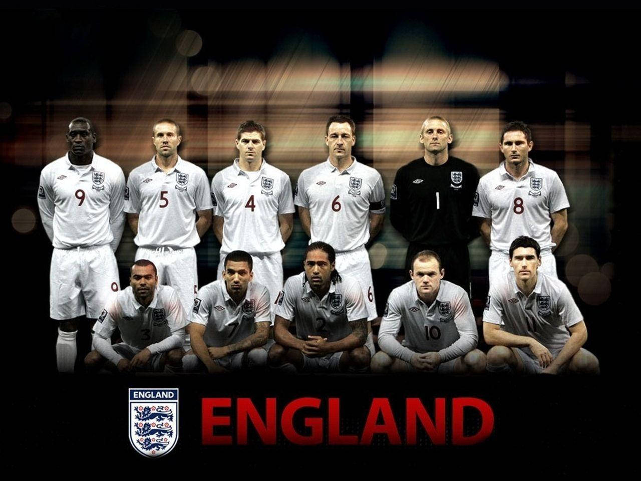 England Football Dark Background