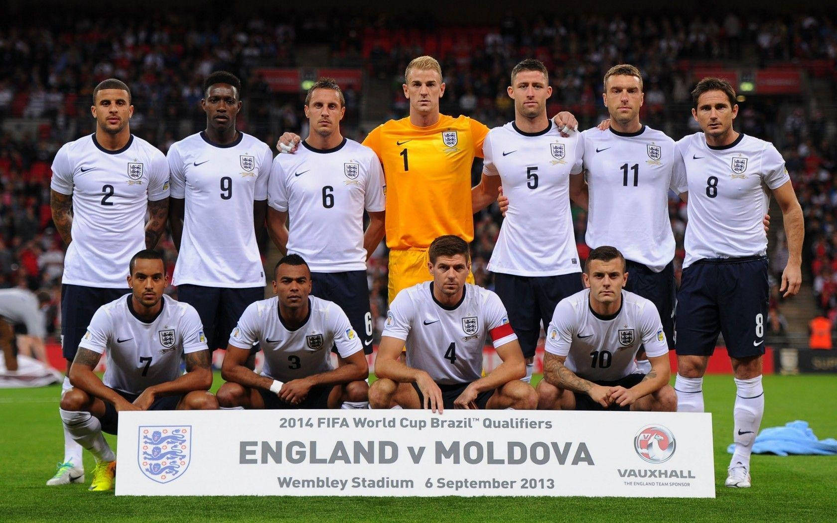 England Football Versus Moldova