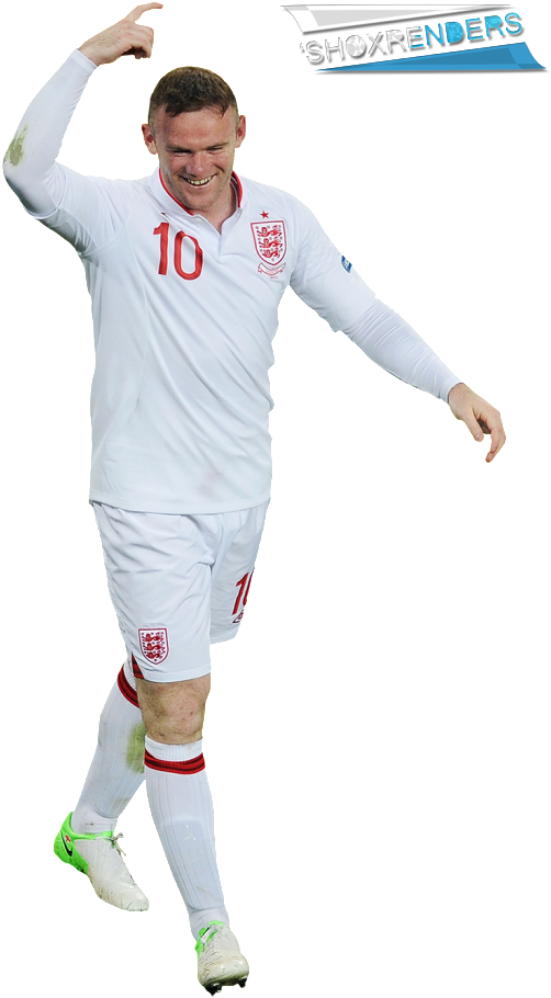 England Footballer Celebration PNG