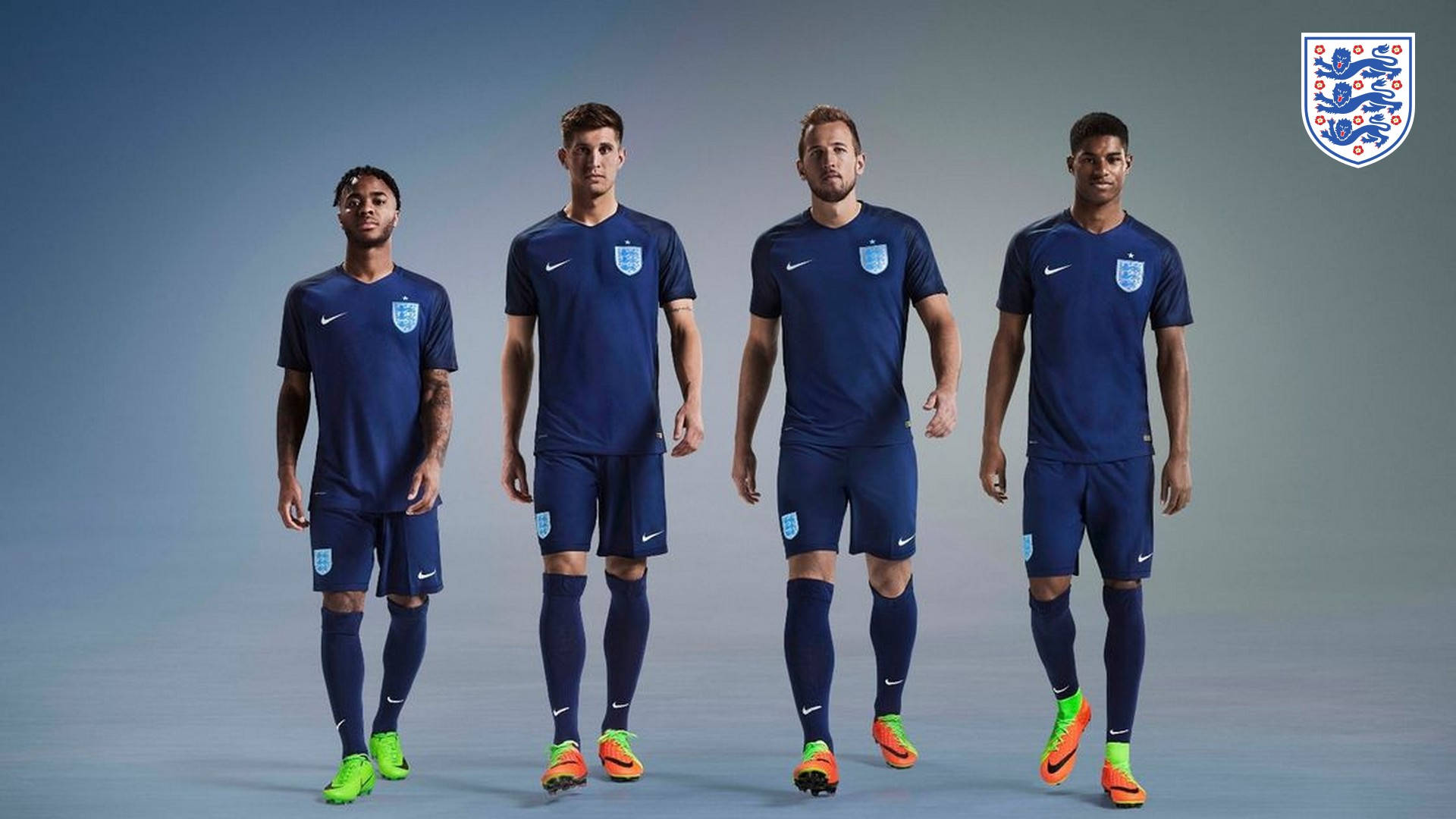 England National Football Team 2017 Uniform Tapet Wallpaper