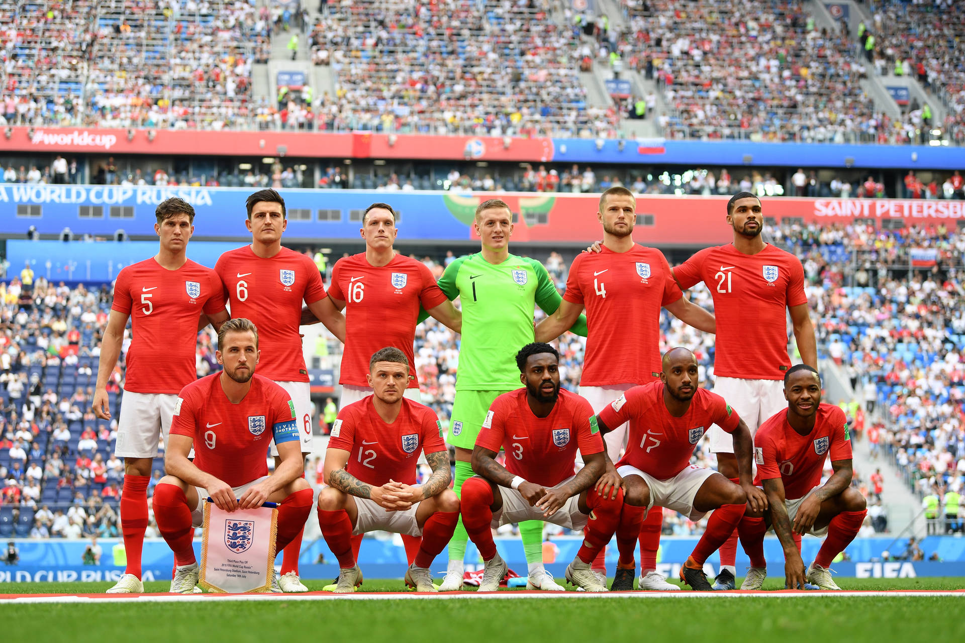 England National Football Team 2018 World Cup Picture