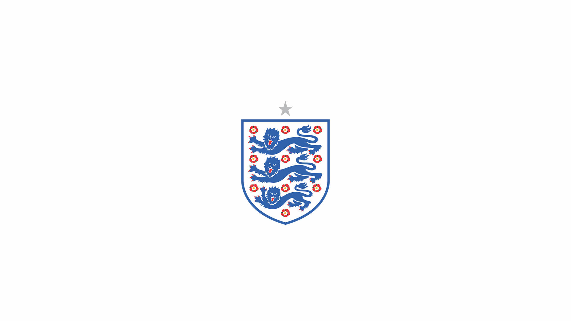 England National Football Team Minimalist Flag Wallpaper
