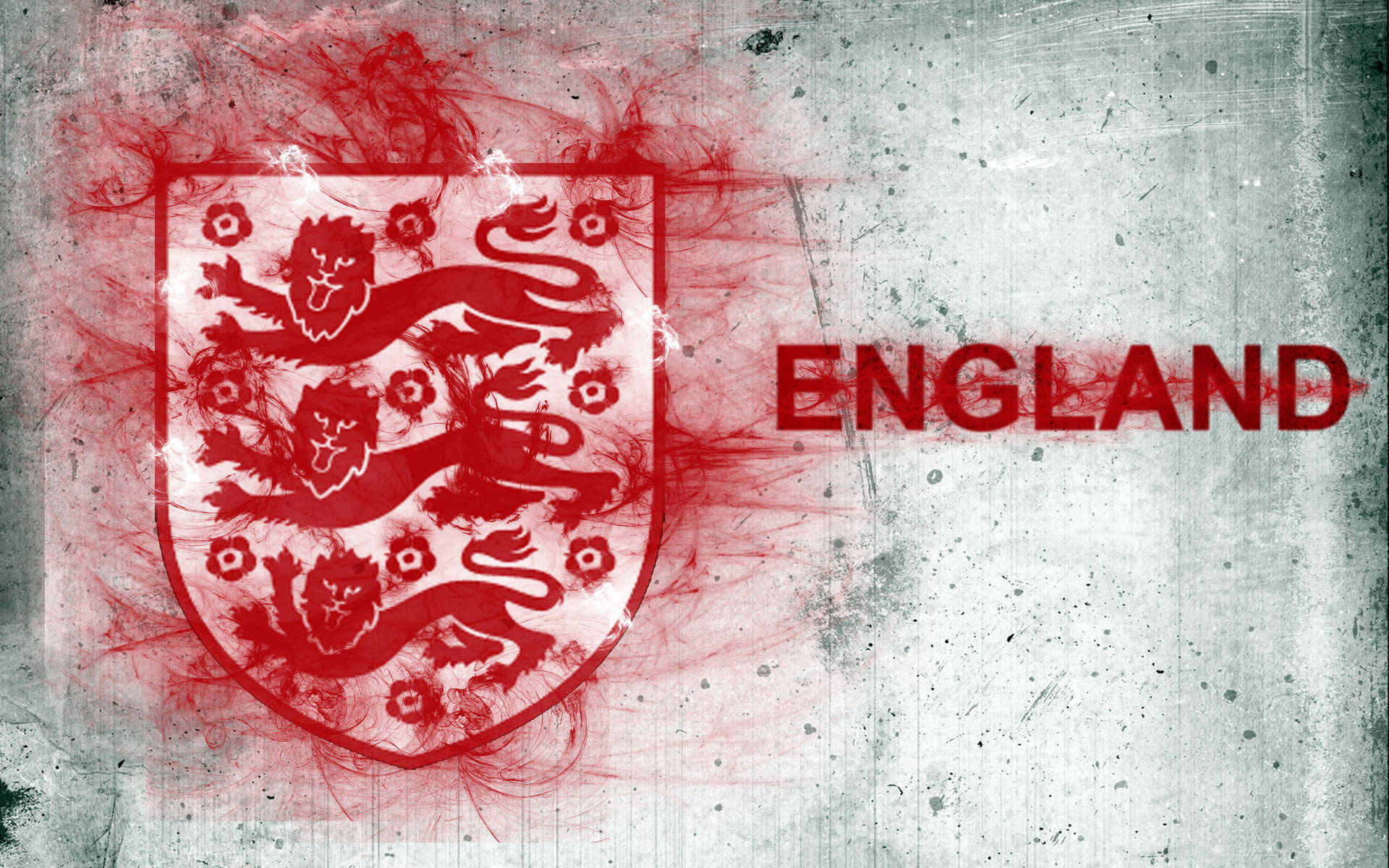 Engelske Nationale Fodboldhold Rød Flag Tapet Wallpaper