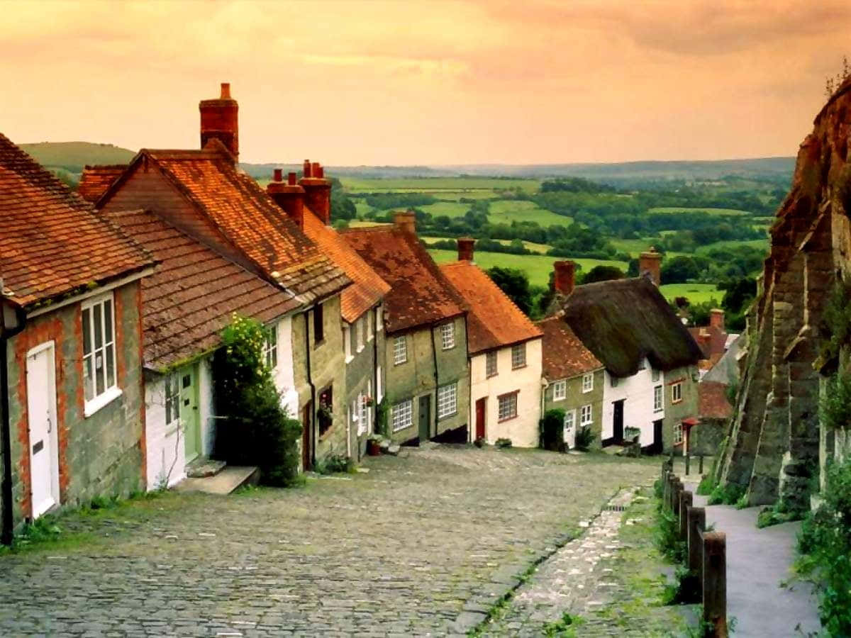 England Village Of Shaftesbury Gold Hill Picture