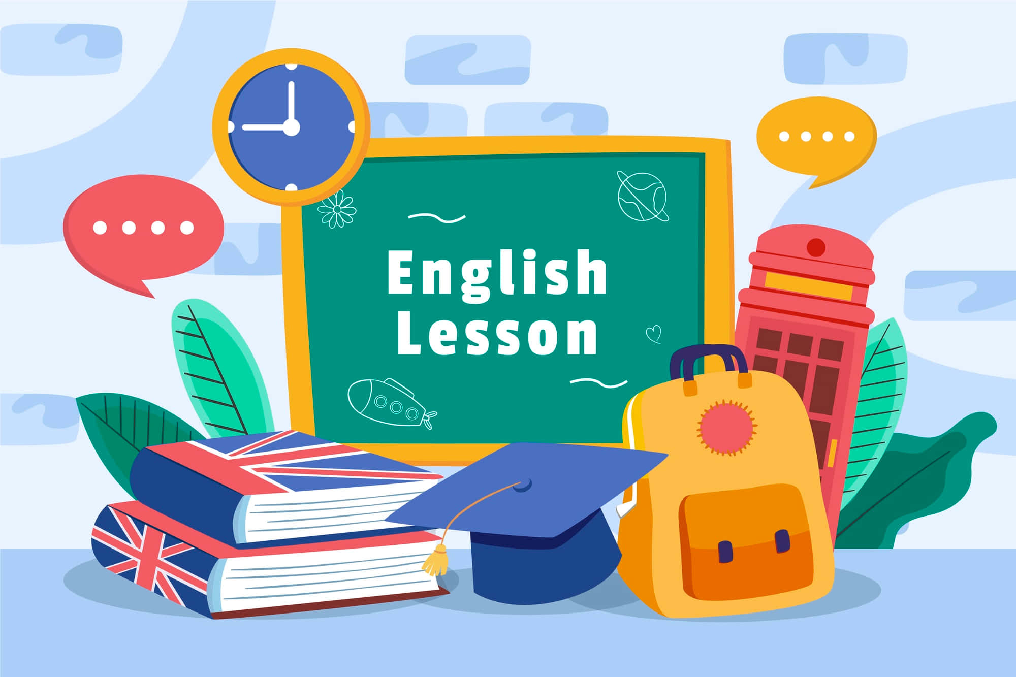 Learn English and Explore the World Wallpaper