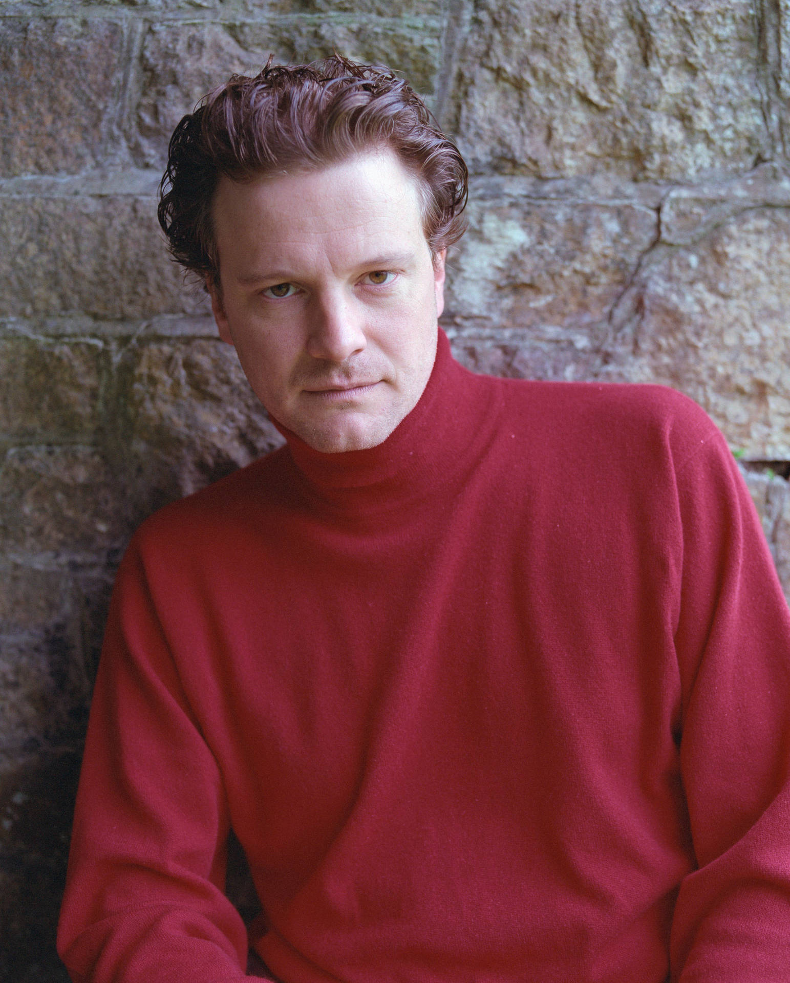 Dansk Colin Firth skuespilleren optagelseshoot som baggrund Wallpaper