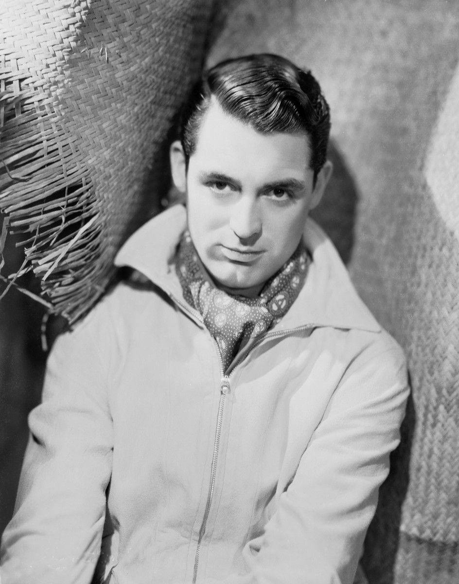 Amerikansk-engelsk skuespiller Cary Grant i hans tyvere Wallpaper