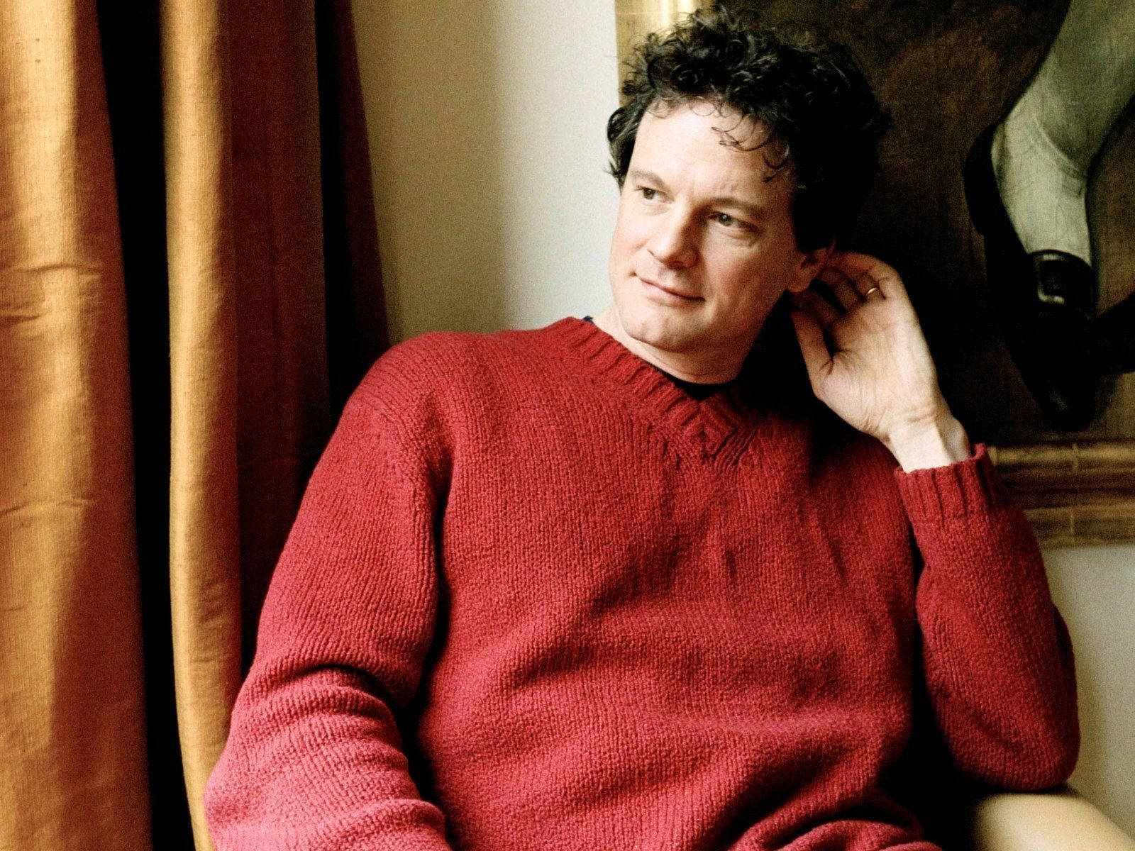 English Celebrity Colin Firth Photoshoot Wallpaper