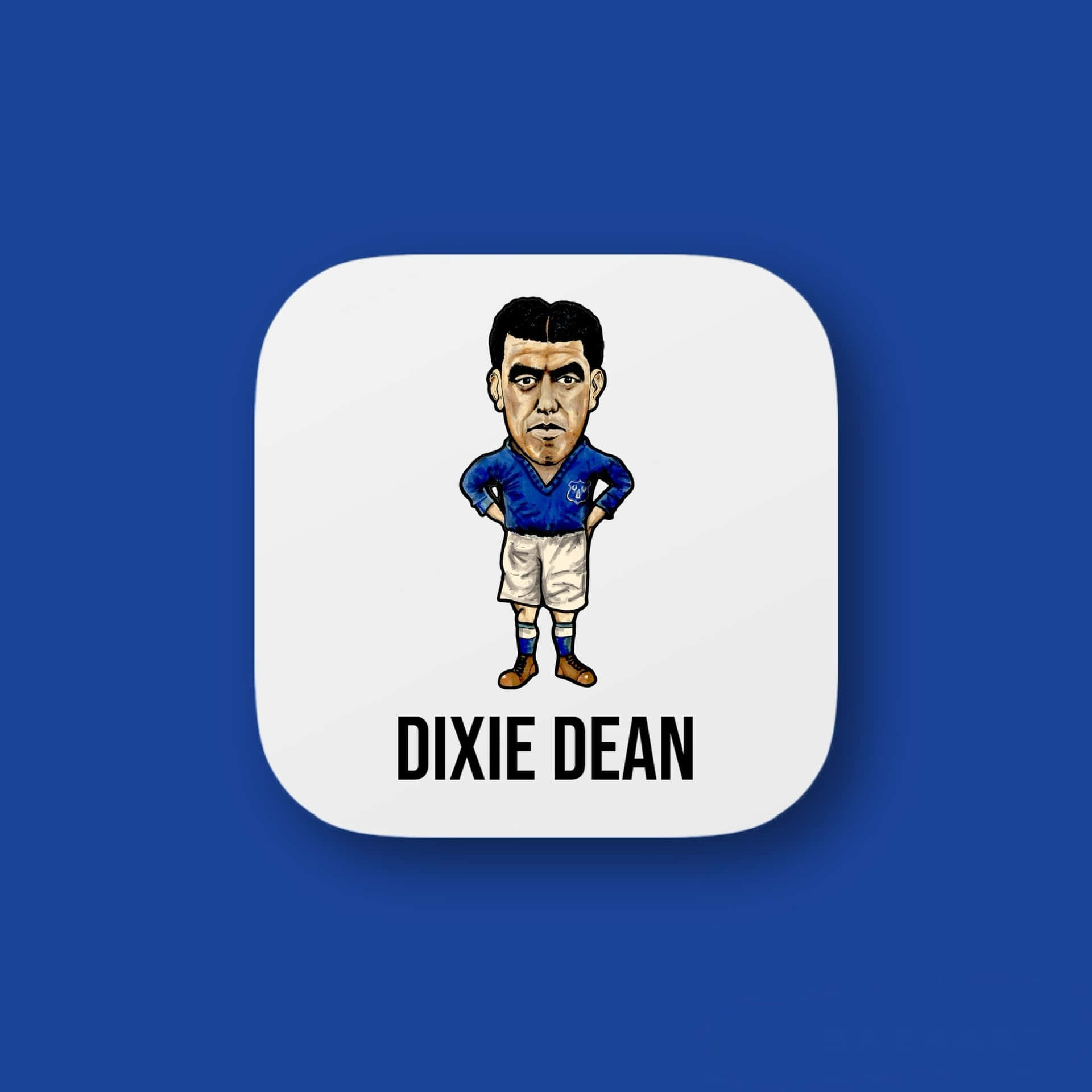 Figur af lille Dixie Dean dansk fodboldatlet Wallpaper