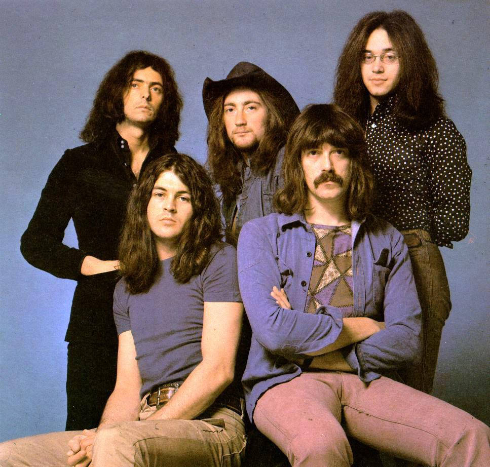 Grupode Música Inglés Deep Purple Estética Vintage Fondo de pantalla