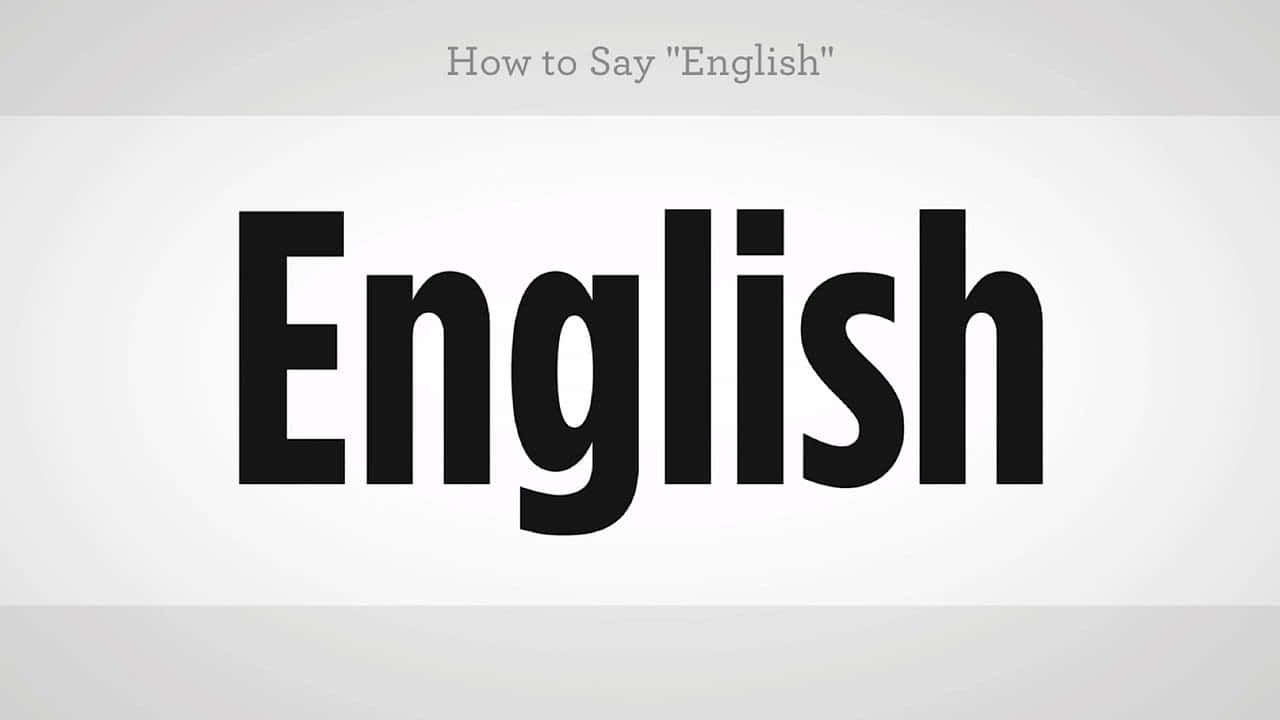 English How To Say Pronunciation Digital Art Picture