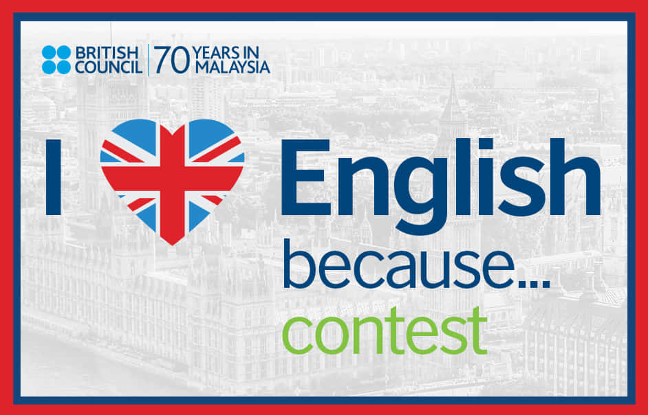 English British Council Announcement Poster Picture
