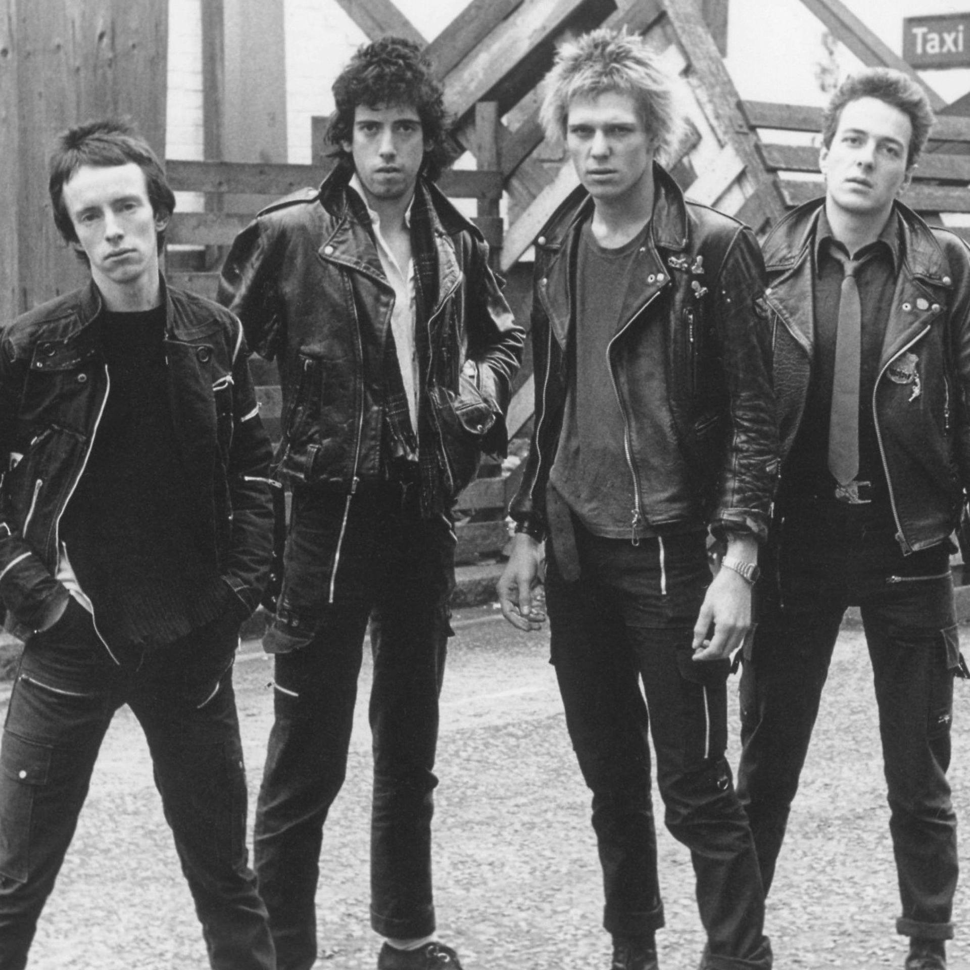 English Rock Band The Clash 1979 Photoshoot Wallpaper