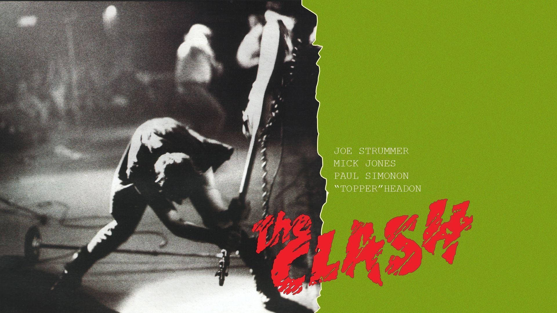 English Rock Band The Clash London Calling Album Wallpaper