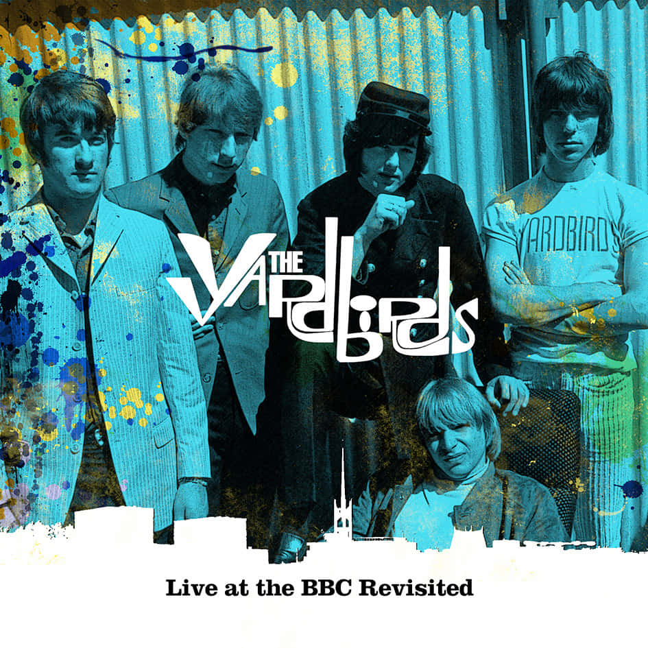 Dansk Rockband The Yardbirds Cover Art Udgør Baggrunden Wallpaper