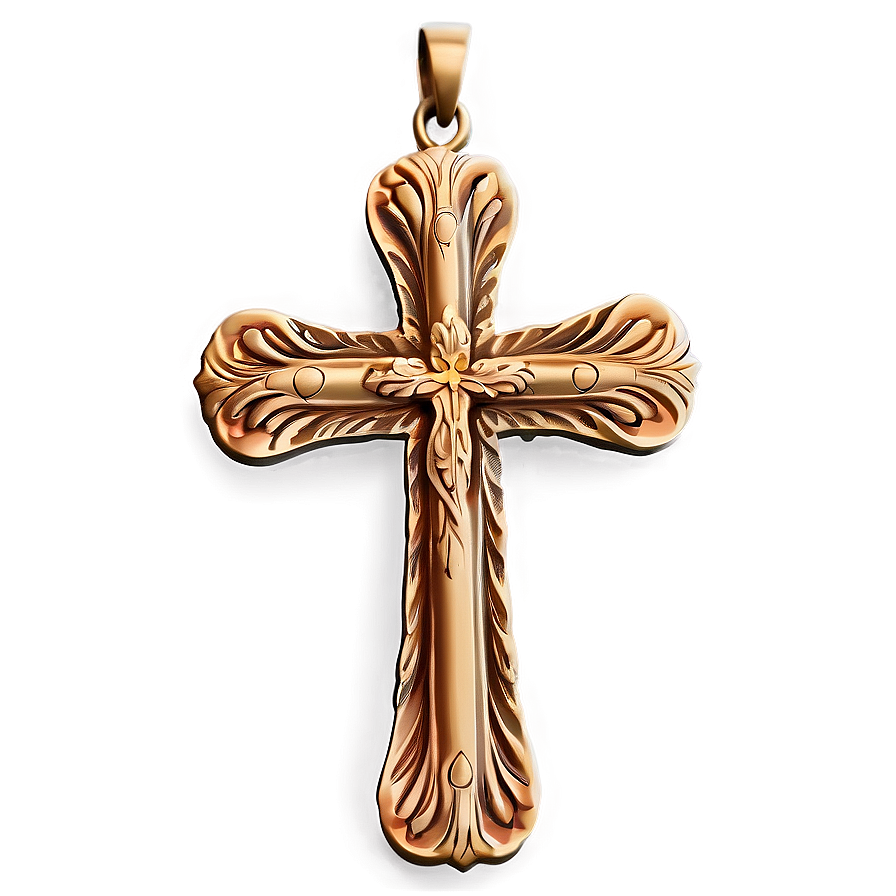 Engraved Cross Style Png 11 PNG