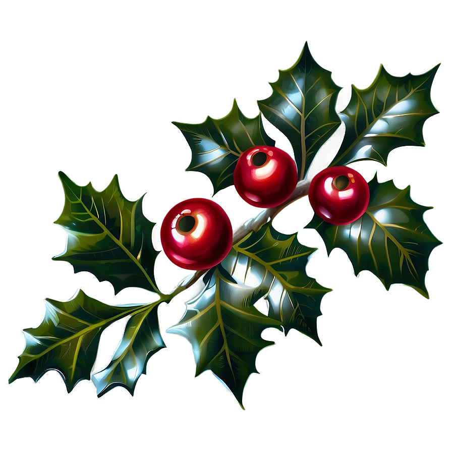 Download Engraved Holly Png 05252024 | Wallpapers.com