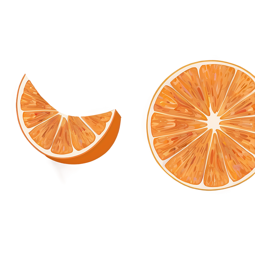 Engraved Orange Illustration Png Iww88 PNG