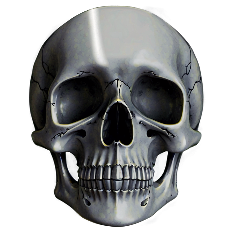 Engraved Skull Design Png A PNG