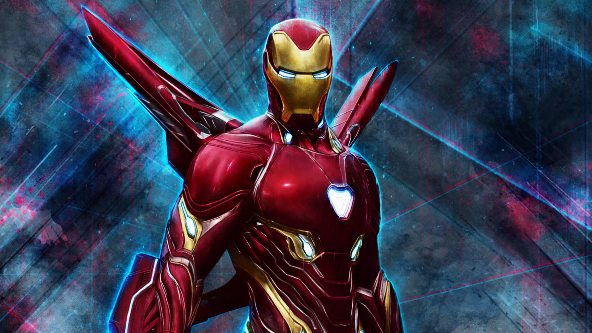 Enhanced Armor Of Superhero Iron Man Wallpaper