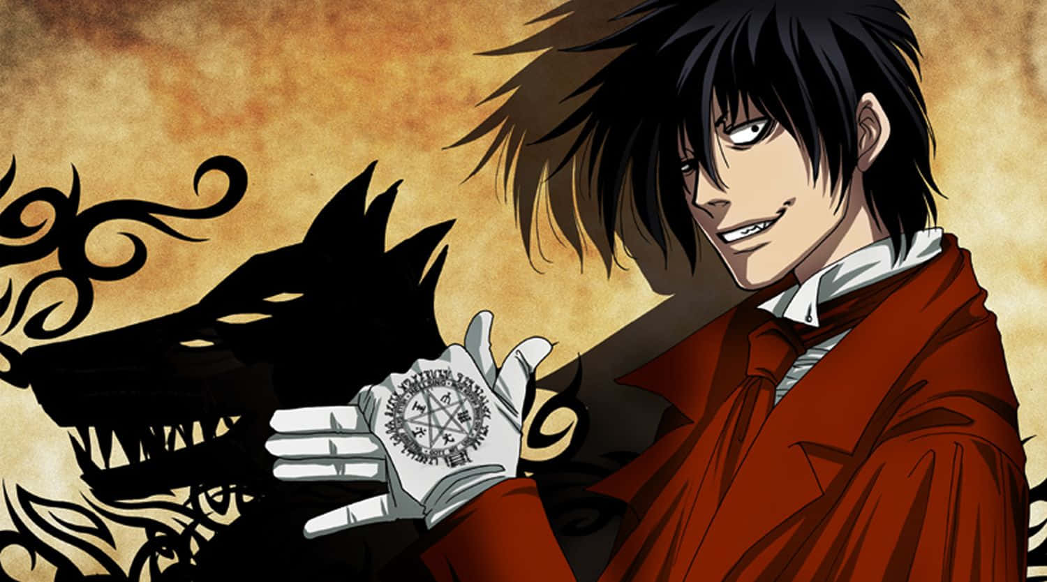 Enigmatic Alucard - The Unstoppable Power Of Hellsing Wallpaper