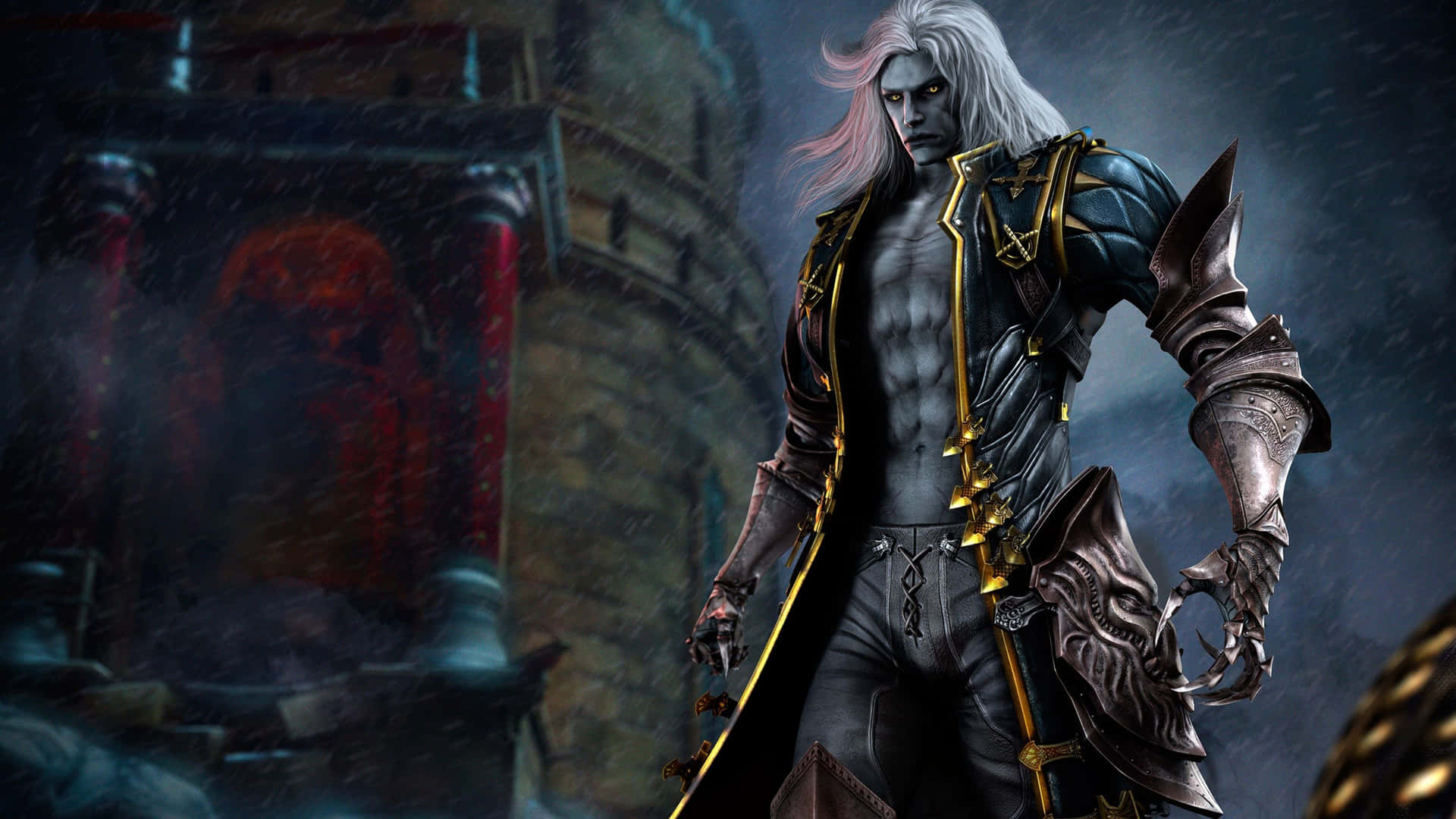 Enigmatic Alucard - The Vampire Hunter Of Castlevania Wallpaper