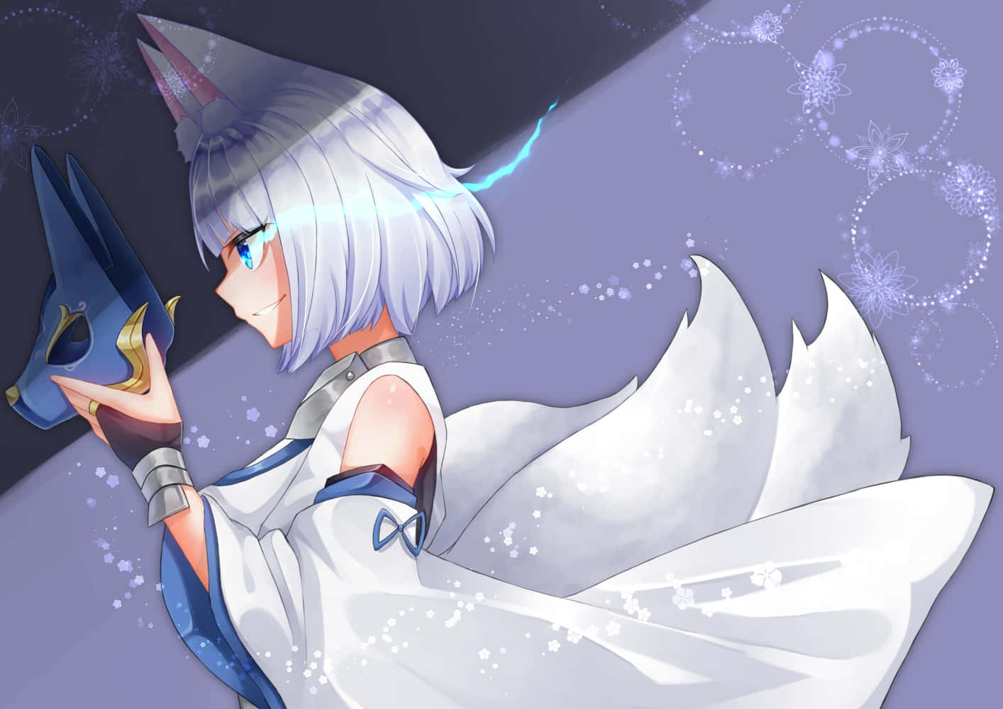 Enigmatic Beauty Kaga, Azur Lane Wallpaper