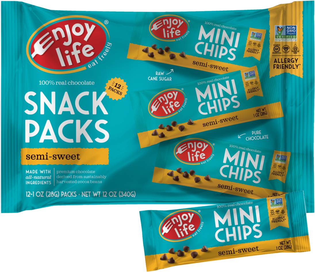 Enjoy Life Mini Chips Snack Packs PNG