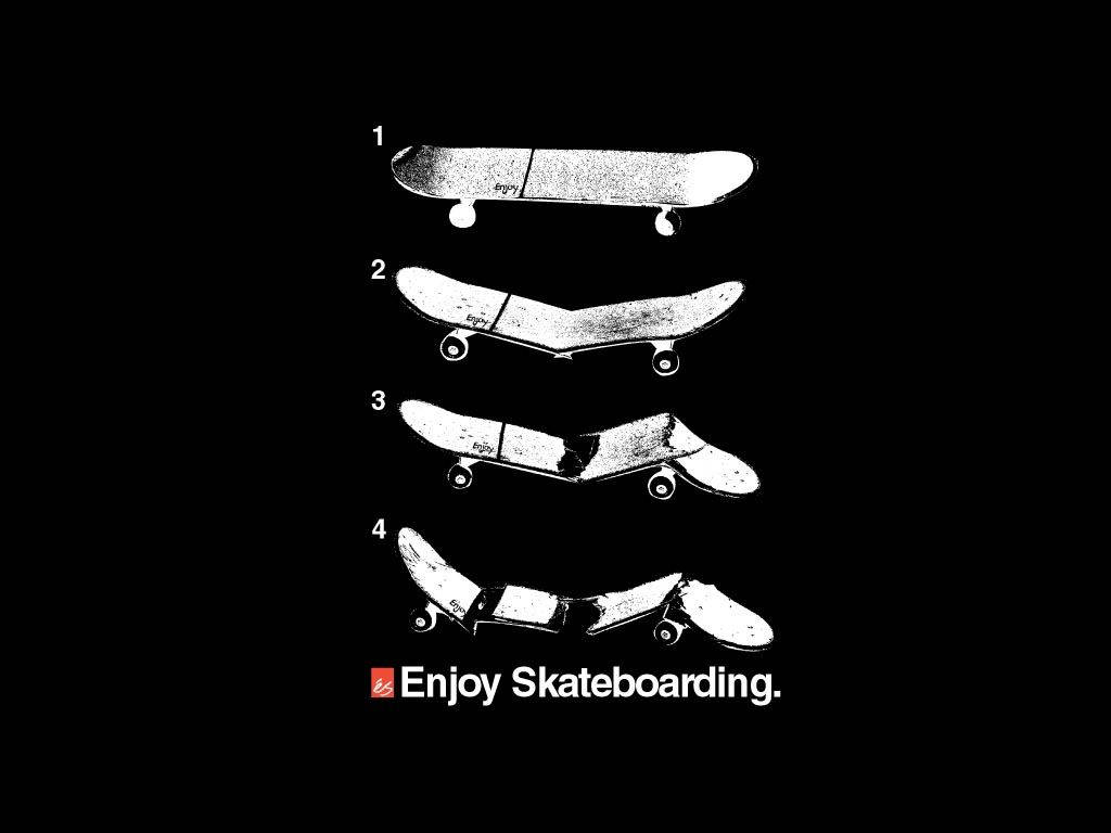 Enjoy the thrill of skateboarding Wallpaper