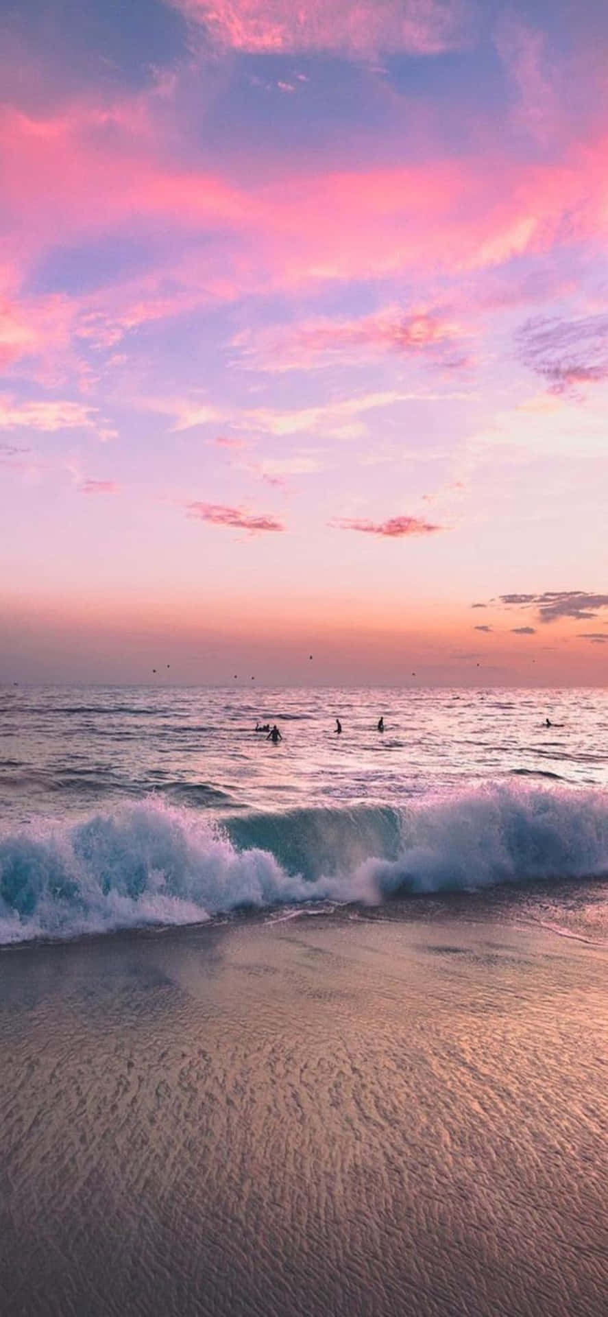 "enjoy The Serenity: Iphone X Beach Background"