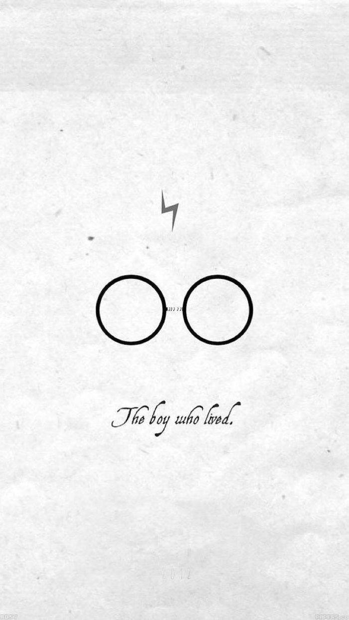 Enkle Søde Harry Potter-briller Wallpaper