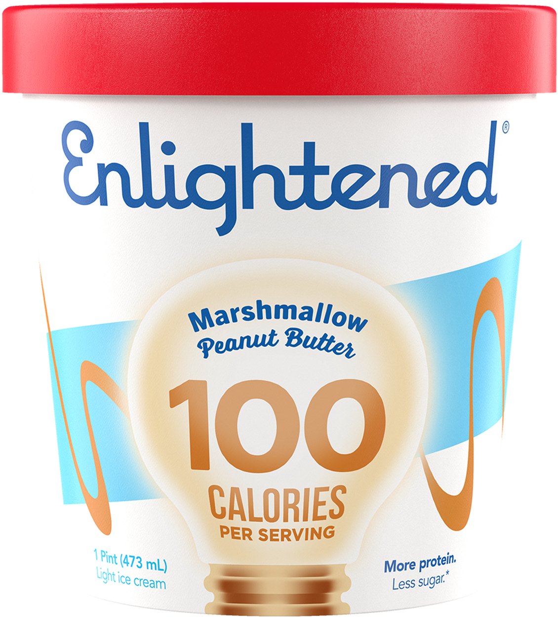 Enlightened Marshmallow Peanut Butter Ice Cream PNG