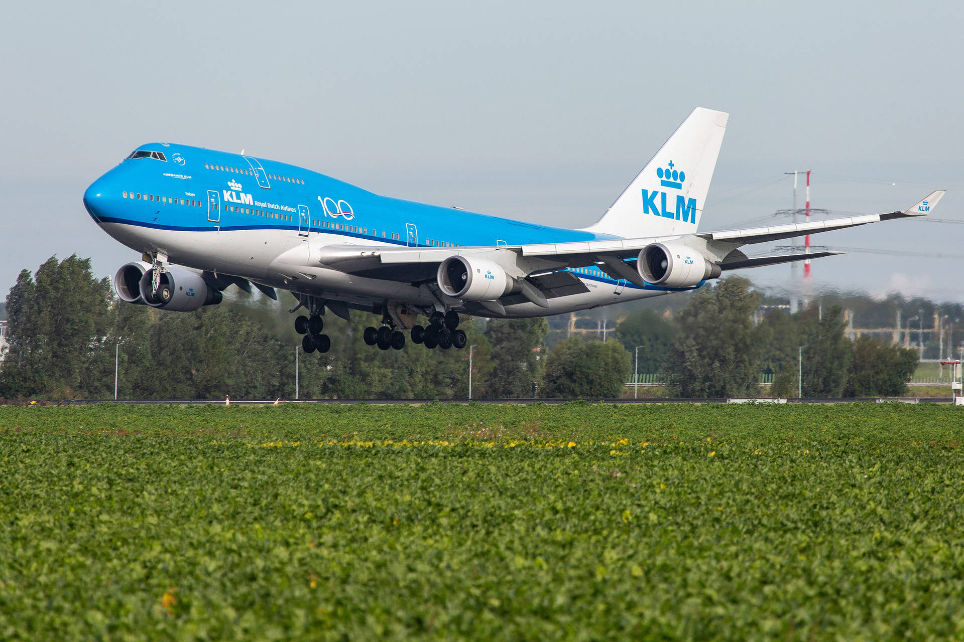 Enlivening Klm Royal Dutch Airlines Takeoff Background