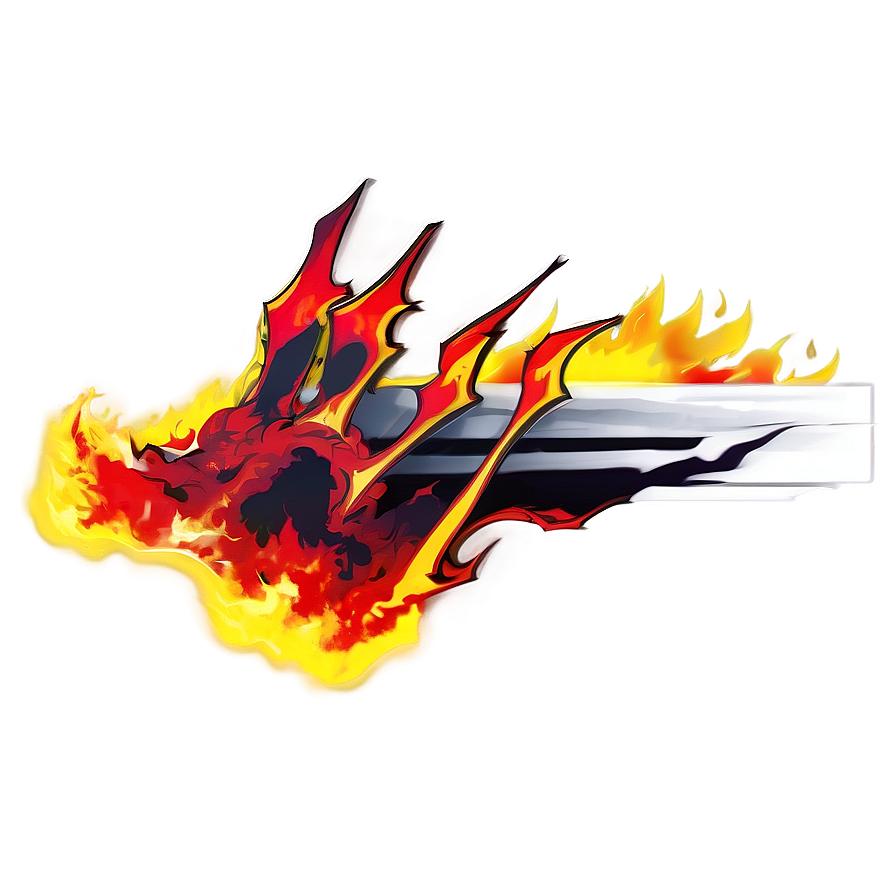 Enraged Anime Fire Png Wsq PNG