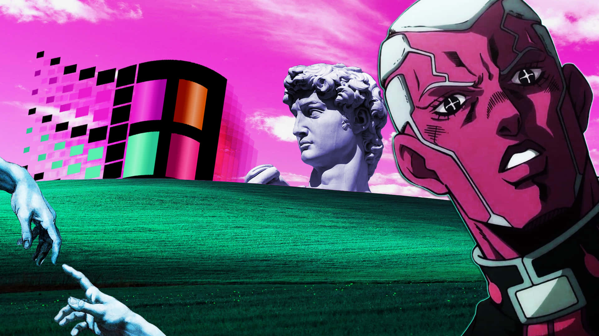 "Enrico Pucci, the Stand User and Brainwashed Enforcer of the Roman Catholic Church" Wallpaper