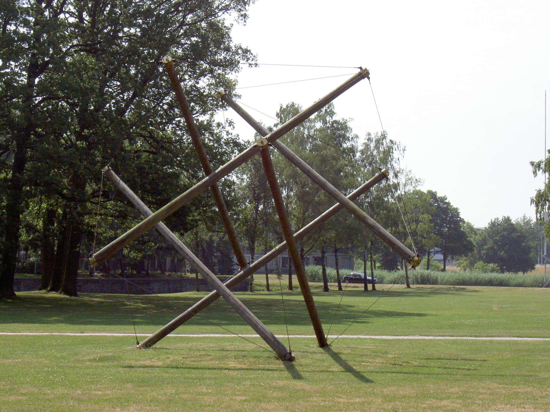 Enschede Park Art Installation Wallpaper