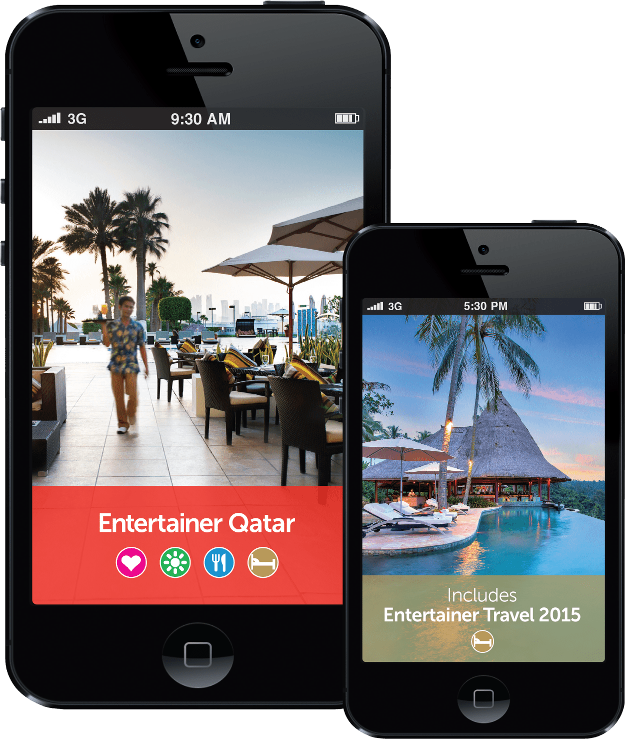 Entertainer Qatar App Promotion PNG