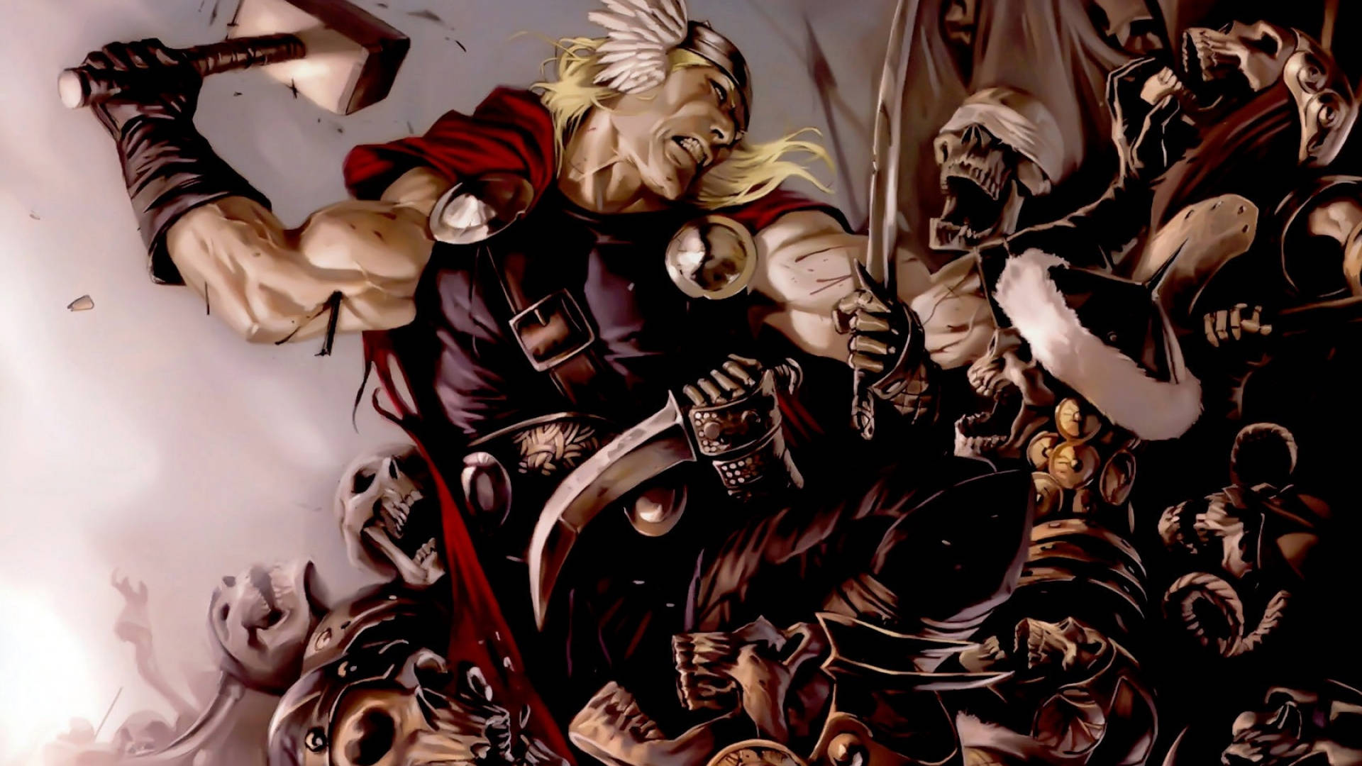 "enthralling 4k Wallpaper Of Thor, The Asgardian God Of Thunder" Wallpaper