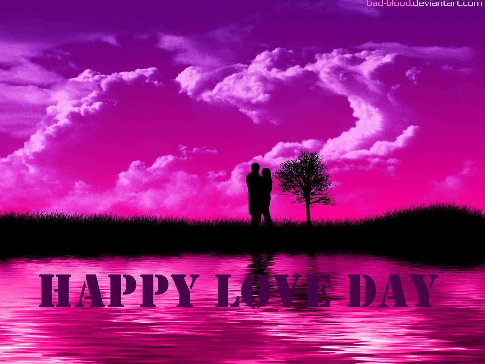 Download Enthralling Happy Love Day Heart Balloons Wallpaper ...