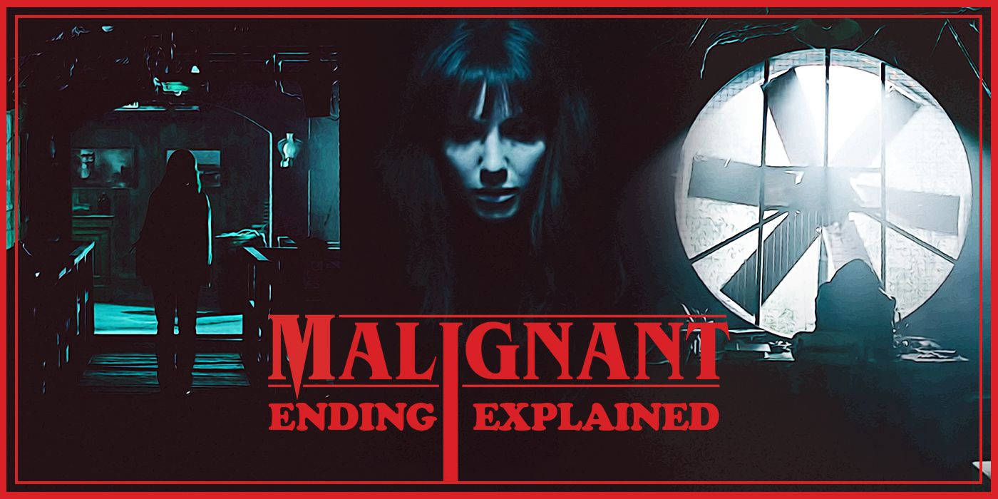 Enthralling Poster Of The Movie Malignant Wallpaper
