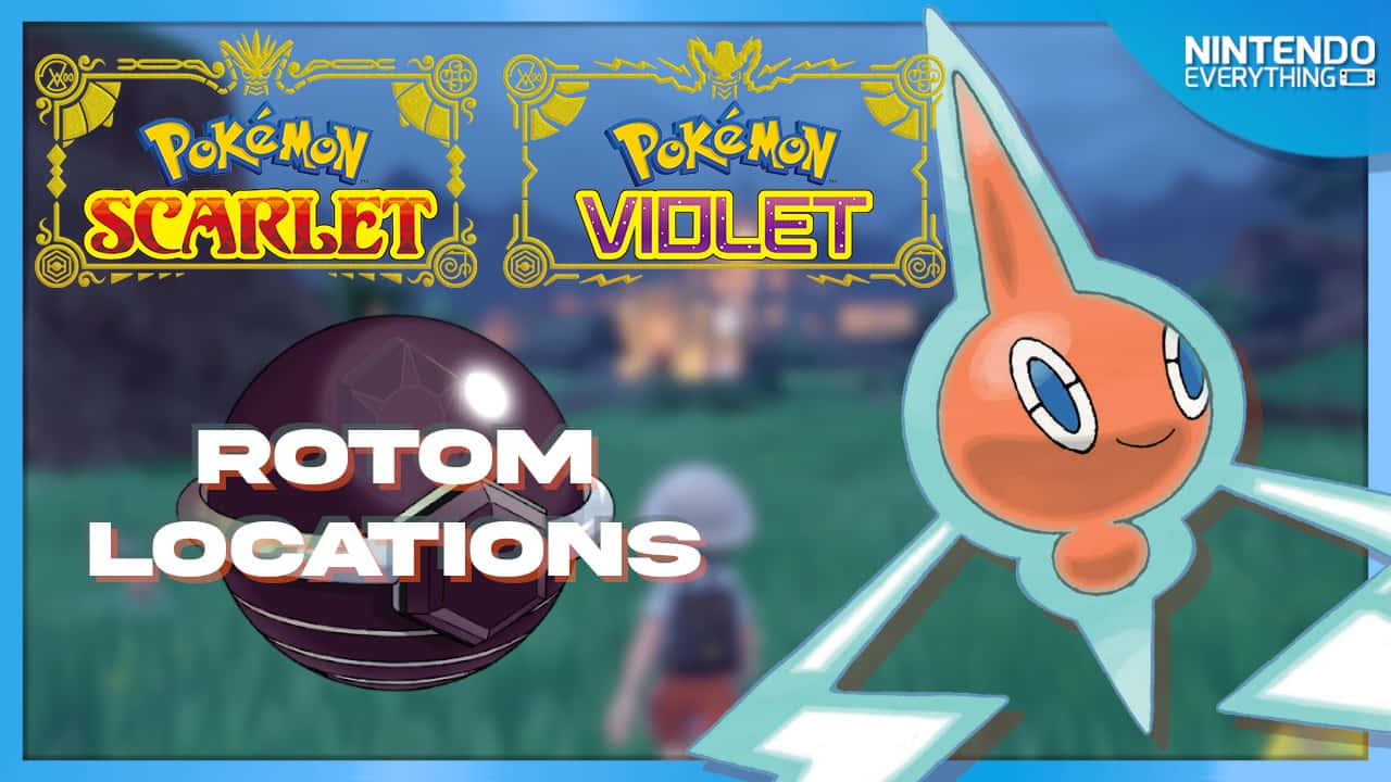 Enthralling View Of Rotom In Action Wallpaper