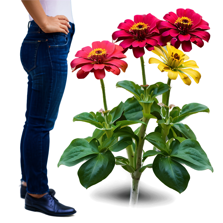 Enthusiastic Zinnia Png Esm PNG