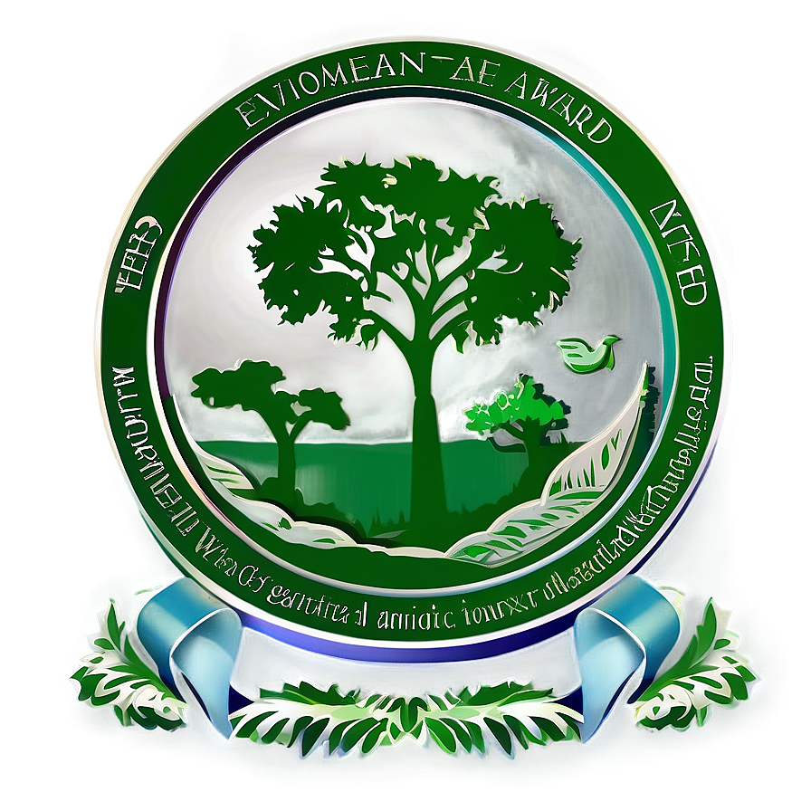 Environmental Award Emblem Png Ggk PNG