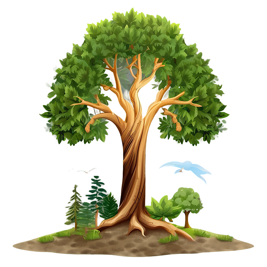Environmental Tree Elevation Png Qpu PNG