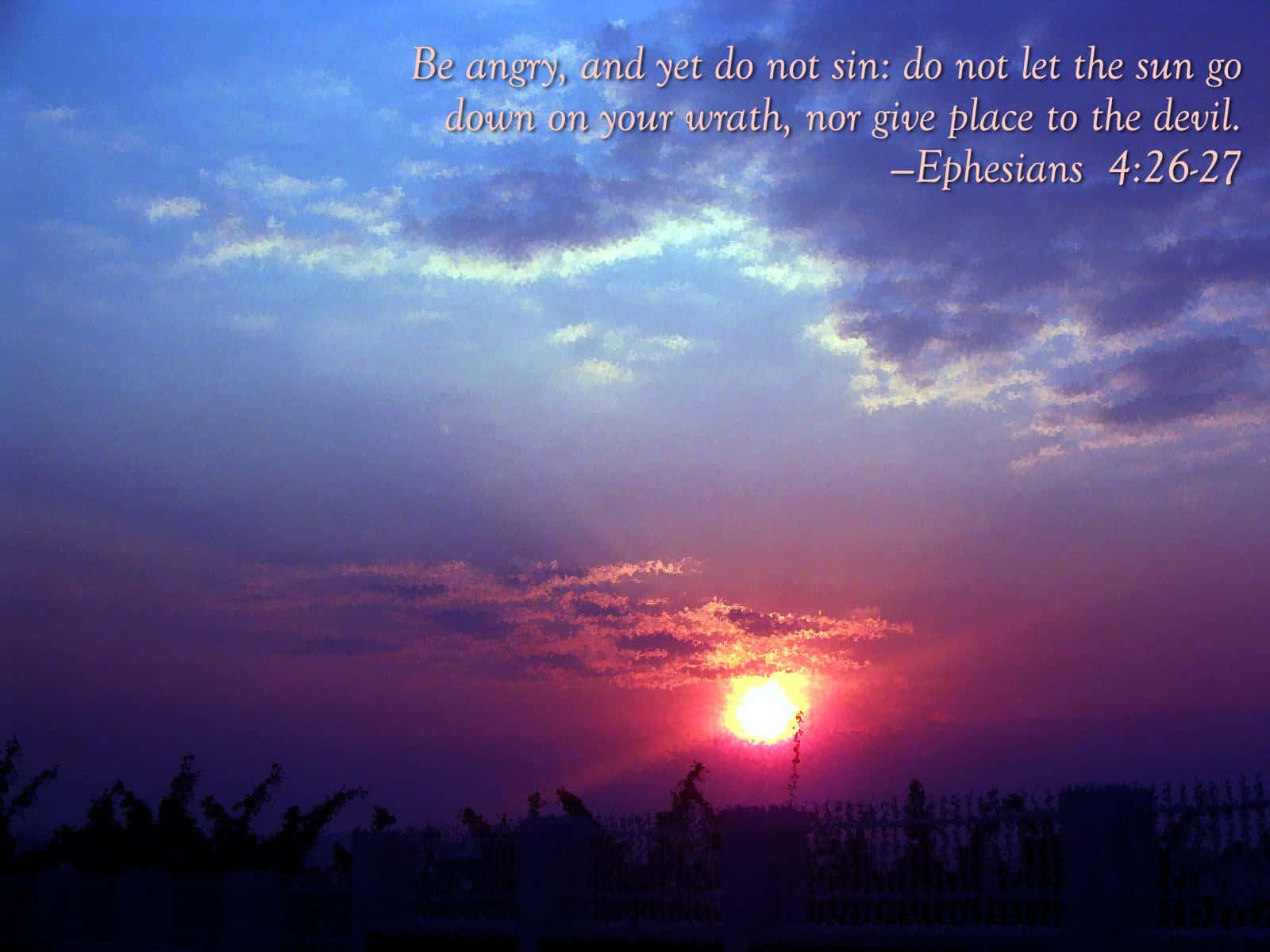 Ephesians Sunset Inspiration Wallpaper
