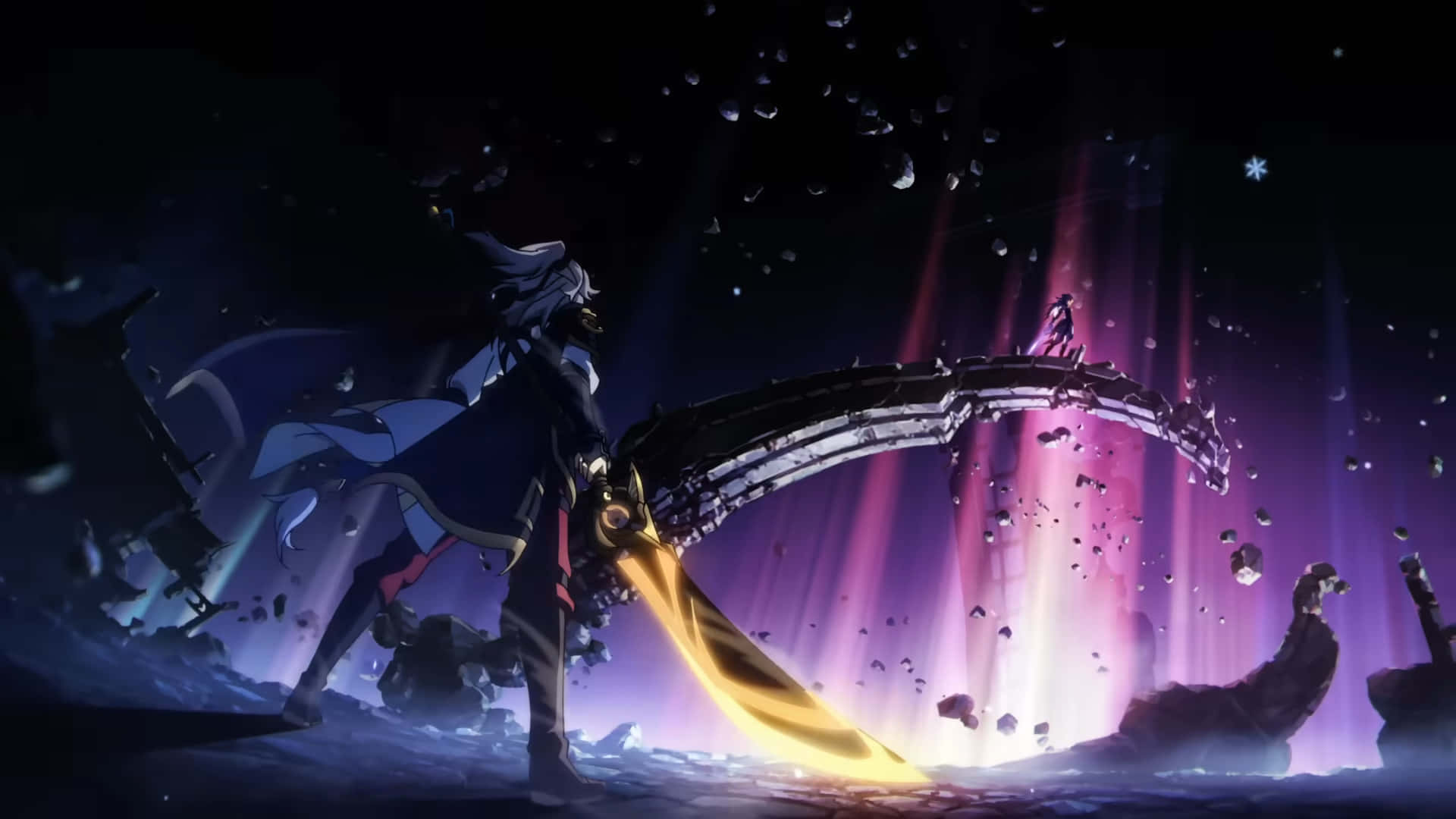 Epic Anime Battle Scene Wallpaper