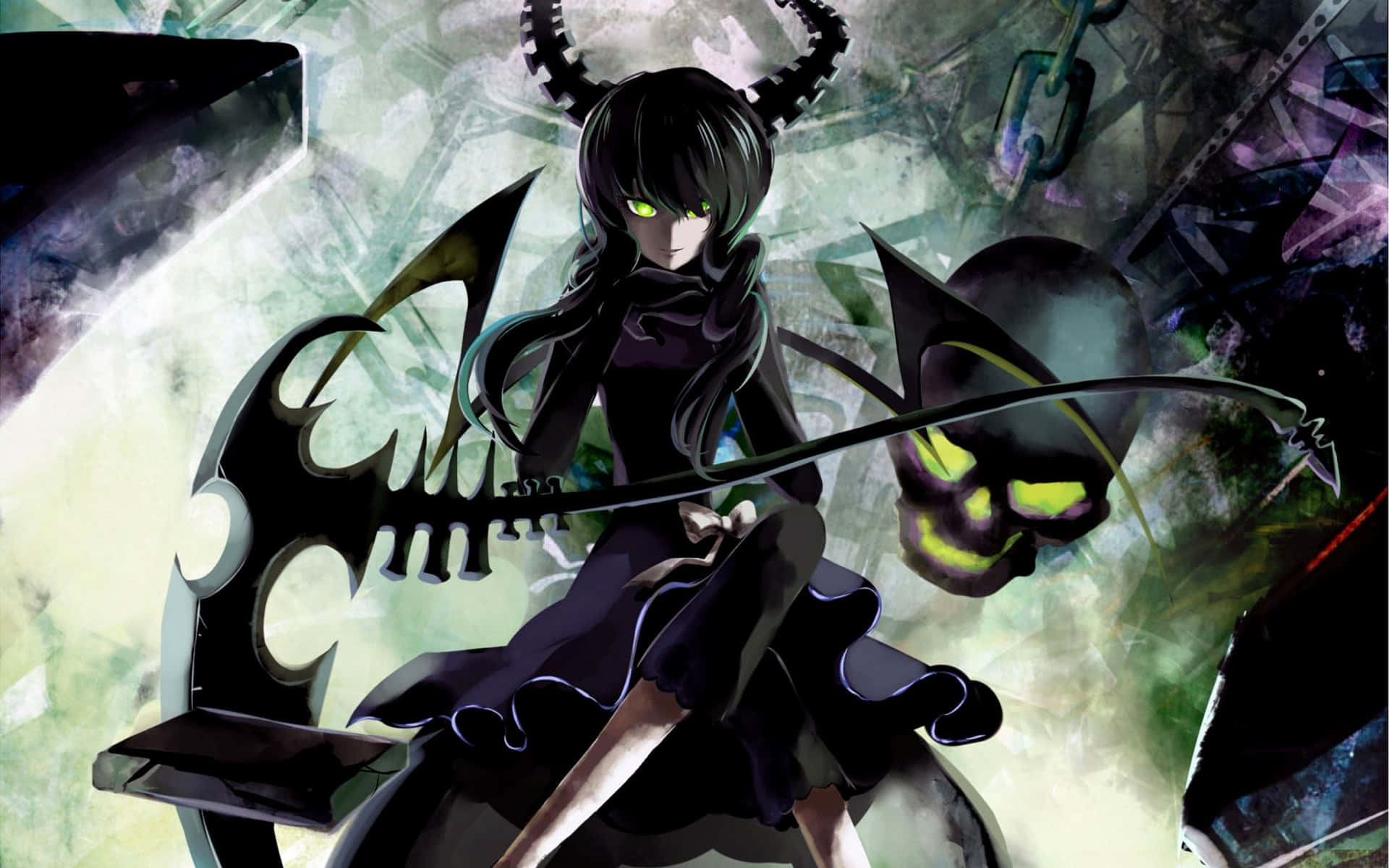 Epic Anime Villain Girl Wallpaper